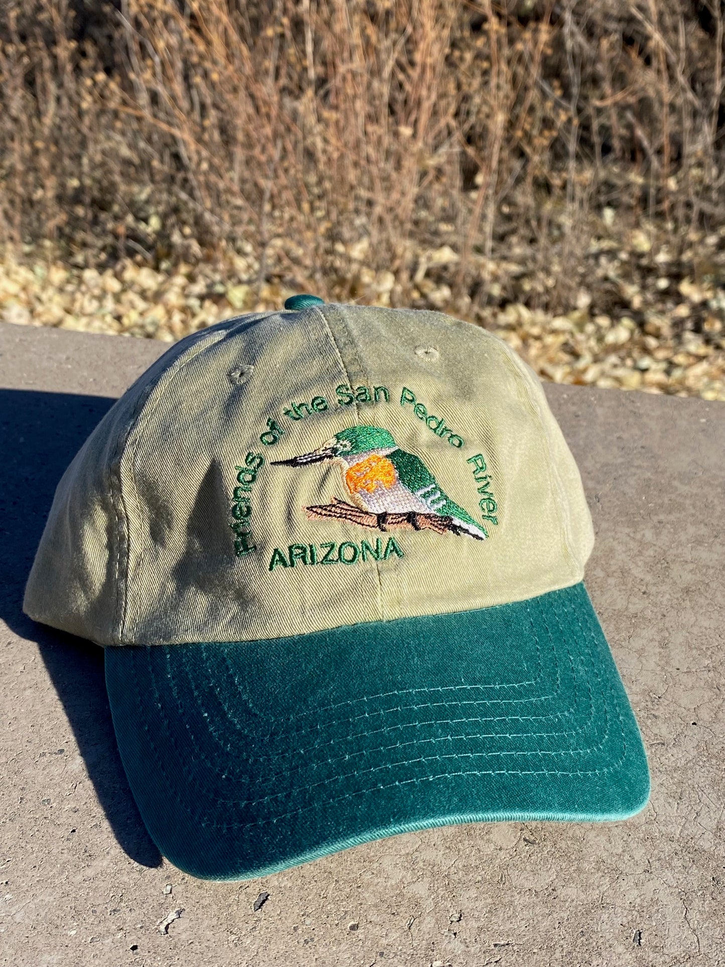 Baseball Hat Friends of the San Pedro River - Green Kingfisher