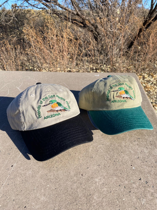 Baseball Hat Friends of the San Pedro River - Green Kingfisher